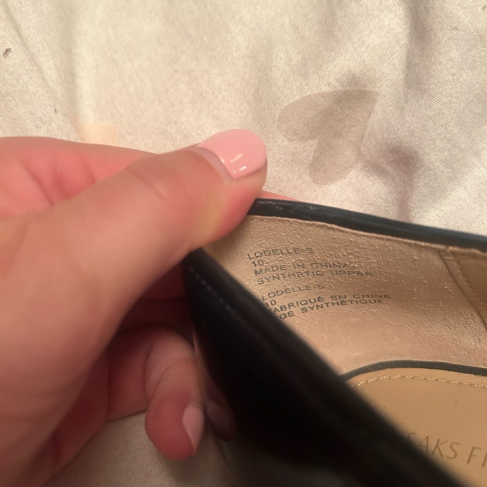 Saks fifth avenue patent loafers size 10 - Picture 8 of 9